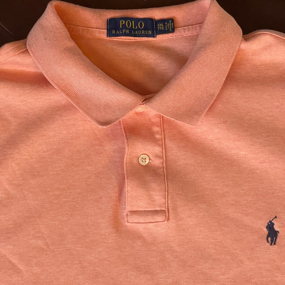 Polo Ralph Lauren Light Orange Short Sleeve shirt XXL